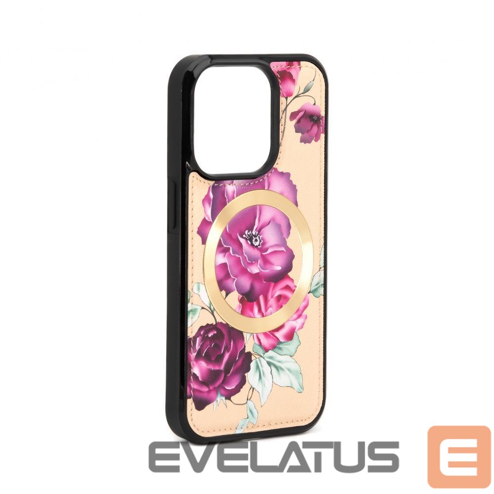 Aizmugurējais vāciņš Evelatus Apple iPhone 15 Pro Max Wallet and Slim Cover Case Beige