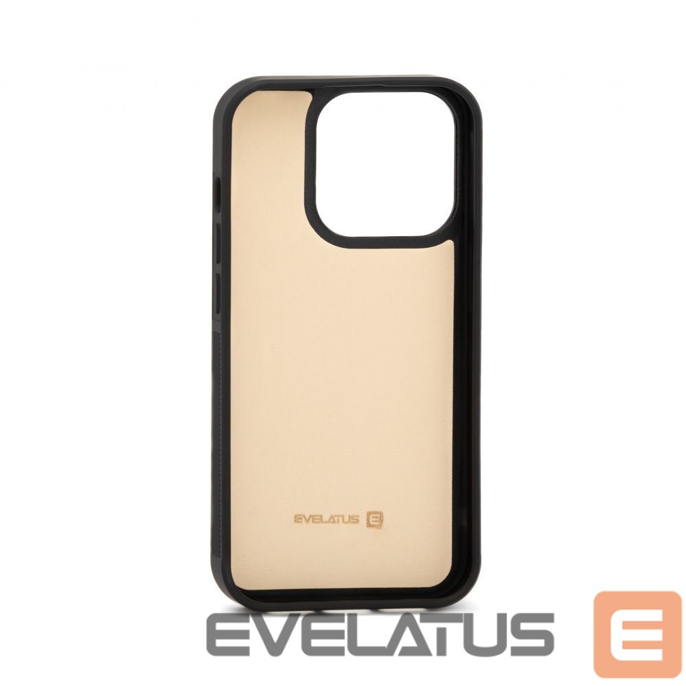Aizmugurējais vāciņš Evelatus Apple iPhone 15 Pro Max Wallet and Slim Cover Case Beige