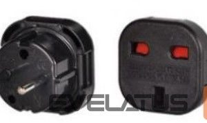 Adapteris iLike  UK/EU CHARGER ADAPTER Black