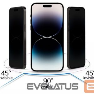 Aizsargstikls iLike Samsung GALAXY S23 TEMPERED PRIVACY GLASS (WITH CUTOUT FOR READER) Black