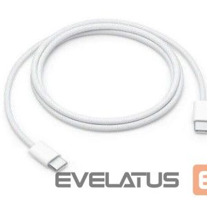 Audio kabelis Apple  USB-C Woven Charge Cable 1 m, White, USB-C, USB-C 60w White