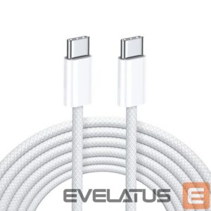 Kabelis iLike  65W USB C TO USB C 2M White
