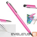 Zīmulis iLike  PN1 Universal 2in1 Capacitive Touch Stylus with Pen (Smartphone and Tablet PC) Pink