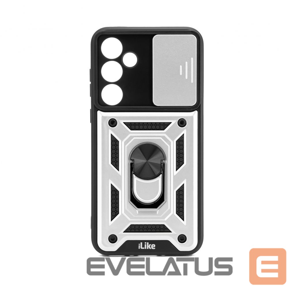 Aizmugurējais vāciņš iLike Samsung Galaxy A35 Protective Case With Camera Protection And Ring White