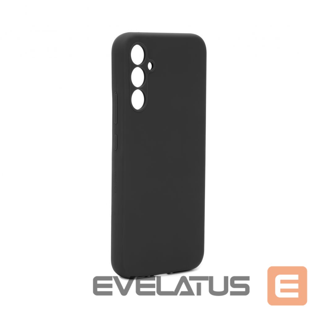 Aizmugurējais vāciņš Evelatus Samsung Galaxy A15 Premium Soft Touch Silicone Case Black
