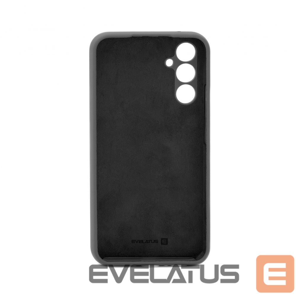 Aizmugurējais vāciņš Evelatus Samsung Galaxy A15 Premium Soft Touch Silicone Case Black