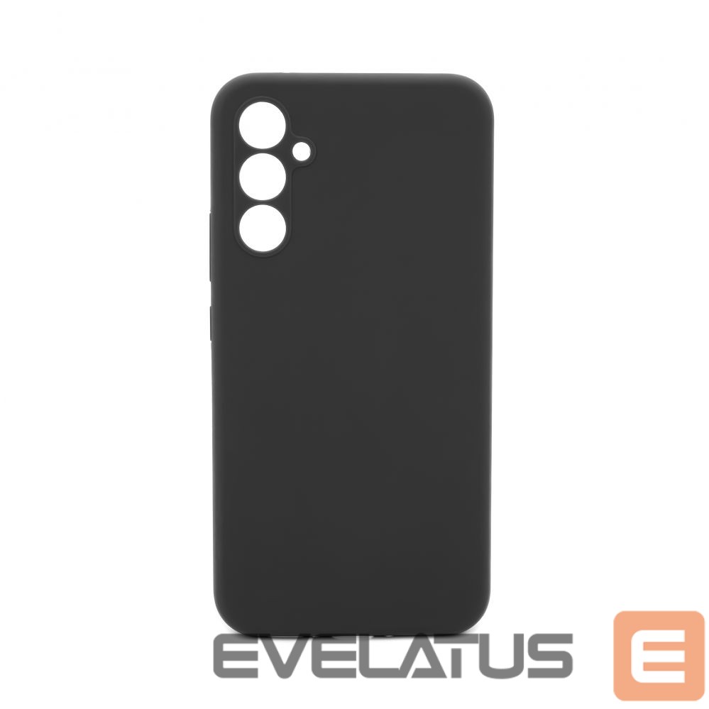 Aizmugurējais vāciņš Evelatus Samsung Galaxy A15 Premium Soft Touch Silicone Case Black