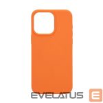 Aizmugurējais vāciņš Evelatus Apple iPhone 15 Pro Max Premium Magsafe Soft Touch Silicone Case New Function Orange