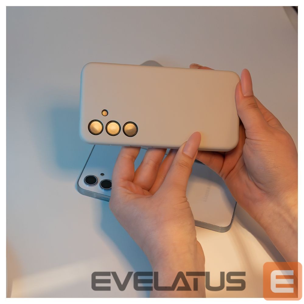 Aizmugurējais vāciņš Evelatus Samsung Galaxy S24 Premium Magsafe Soft Touch Silicone Case Grey