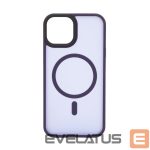 Aizmugurējais vāciņš Evelatus Apple iPhone 14 Hybrid Case With MagSafe PC+TPU Deep Purple
