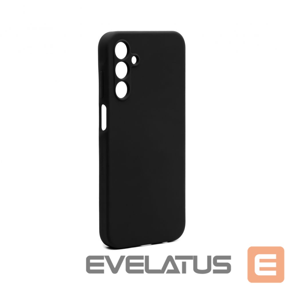 Aizmugurējais vāciņš Connect Samsung Galaxy A15 Premium Quality Soft Touch Silicone Case Black