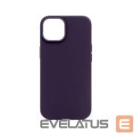 Aizmugurējais vāciņš Connect Apple iPhone 14 Premium Magsafe Soft Touch Silicone Case New Function Purple