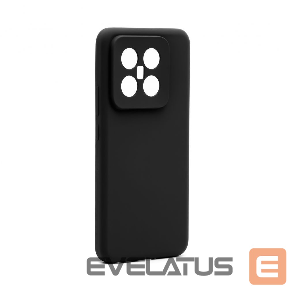 Aizmugurējais vāciņš Connect Xiaomi 14 Pro Premium Quality Magnetic Soft Touch Silicone Case Black
