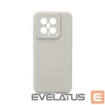 Aizmugurējais vāciņš Connect Xiaomi 14 Premium Quality Magnetic Soft Touch Silicone Case Grey