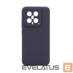 Aizmugurējais vāciņš Connect Xiaomi 14 Premium Quality Magnetic Soft Touch Silicone Case Midnight Blue