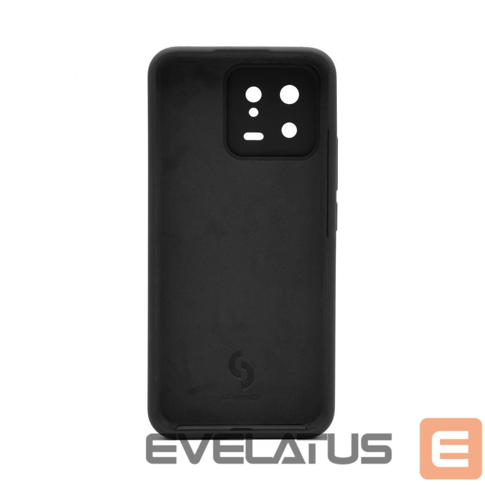 Aizmugurējais vāciņš Connect Xiaomi Redmi 13 Premium Quality Soft Touch Silicone Case Black