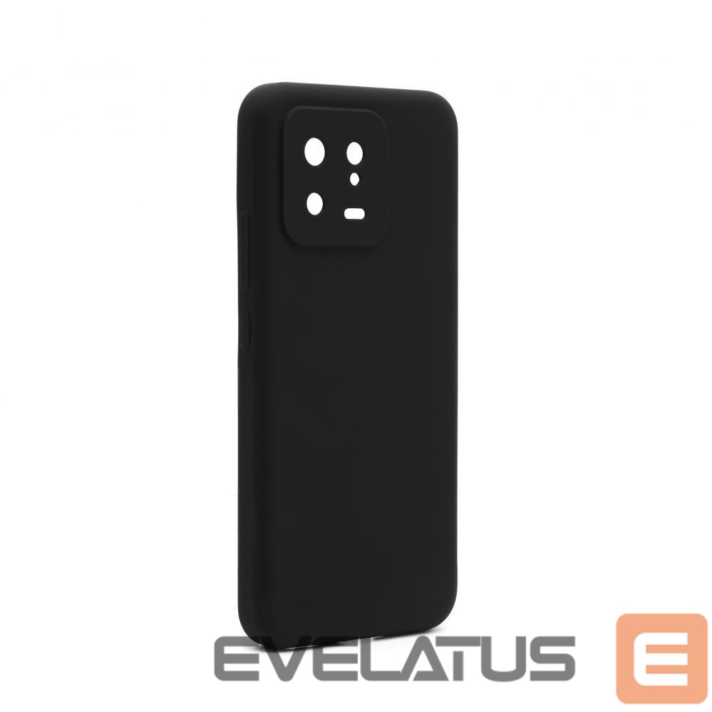 Aizmugurējais vāciņš Connect Xiaomi Redmi 13 Premium Quality Soft Touch Silicone Case Black