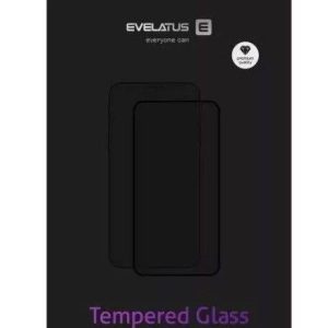 Aizsargstikls Evelatus Xiaomi Poco X6 Pro 2.5D Full Cover Japan Glue Glass Anti-Static Black