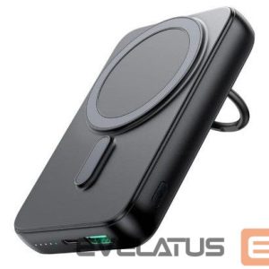 Ārējais akumulators Joyroom  Powerbank 10000mAh Joyroom JR-W050 20W MagSafe with ring and stand Black
