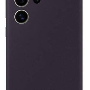 Aizmugurējais vāciņš Samsung - Galaxy S24 Ultra Dark Silicone Cover Violet