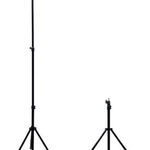 Selfie nūja iLike  21M Premium Stable Metal Tripod Stand 2.1m max 1/4 screw Led Ring / Camera fix Black