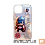 Aizmugurējais vāciņš iLike Apple iPhone 14 PC Silicone Case Blue Boy