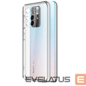 Aizmugurējais vāciņš Evelatus Xiaomi Redmi 10 Military Shockproof Silicone Case TPU Transparent