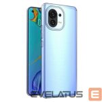 Aizmugurējais vāciņš Evelatus Xiaomi Xiaomi Mi 11 Clear Silicone Case 1.5mm TPU Transparent