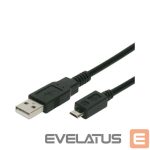 Kabelis N/A  Cable Micro USB Bulk Black