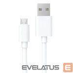 Kabelis Evelatus Universal Universal Micro USB Cable Bulk White