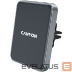 Bezvadu lādētājs Canyon  Car Holder And Wireless Charger MegaFix CA-15 15W Black