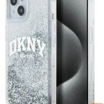 Aizmugurējais vāciņš DKNY Apple iPhone 15 hardcase Liquid Glitter Big Logo Black