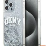 Aizmugurējais vāciņš DKNY Apple iPhone 15 Pro 6.1 hardcase Liquid Glitter Big Logo Black