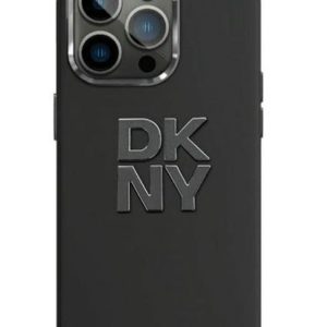 Aizmugurējais vāciņš DKNY Apple iPhone 15 hardcase Liquid Silicone Metal Logo Black
