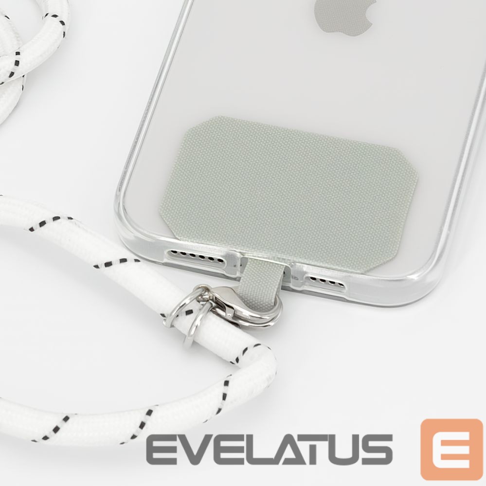 Universāls turētājs (Popsocket) iLike Removable Handsrtap For Strip Silver