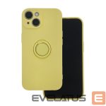 Aizmugurējais vāciņš iLike Samsung Galaxy A35 5G Finger Grip case Yellow