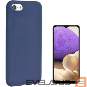 Aizmugurējais vāciņš iLike Samsung Galaxy A32 (A326) 5G Soft  silicone case Blue