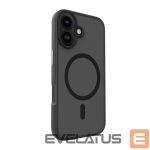 Aizmugurējais vāciņš Evelatus Apple iPhone 16 Hybird Case With Magsafe PC+TPU Black