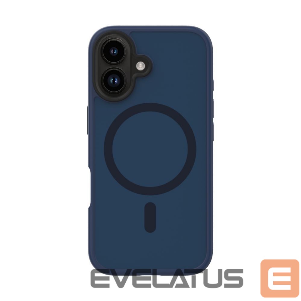 Aizmugurējais vāciņš Evelatus Apple iPhone 16 Hybird Case With Magsafe PC+TPU Dark Blue