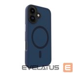 Aizmugurējais vāciņš Evelatus Apple iPhone 16 Hybird Case With Magsafe PC+TPU Dark Blue