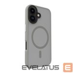 Aizmugurējais vāciņš Evelatus Apple iPhone 16 Hybird Case With Magsafe PC+TPU Silver