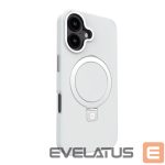 Aizmugurējais vāciņš Evelatus Apple iPhone 16 Shield Case Magsafe & Stand Matte Silver