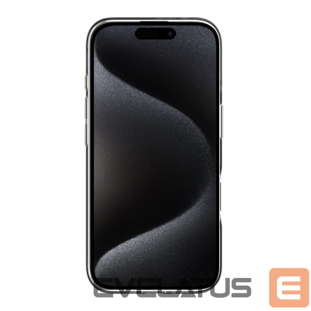 Aizmugurējais vāciņš Evelatus Apple iPhone 16 Clear Silicone Case 1.5mm TPU Transparent