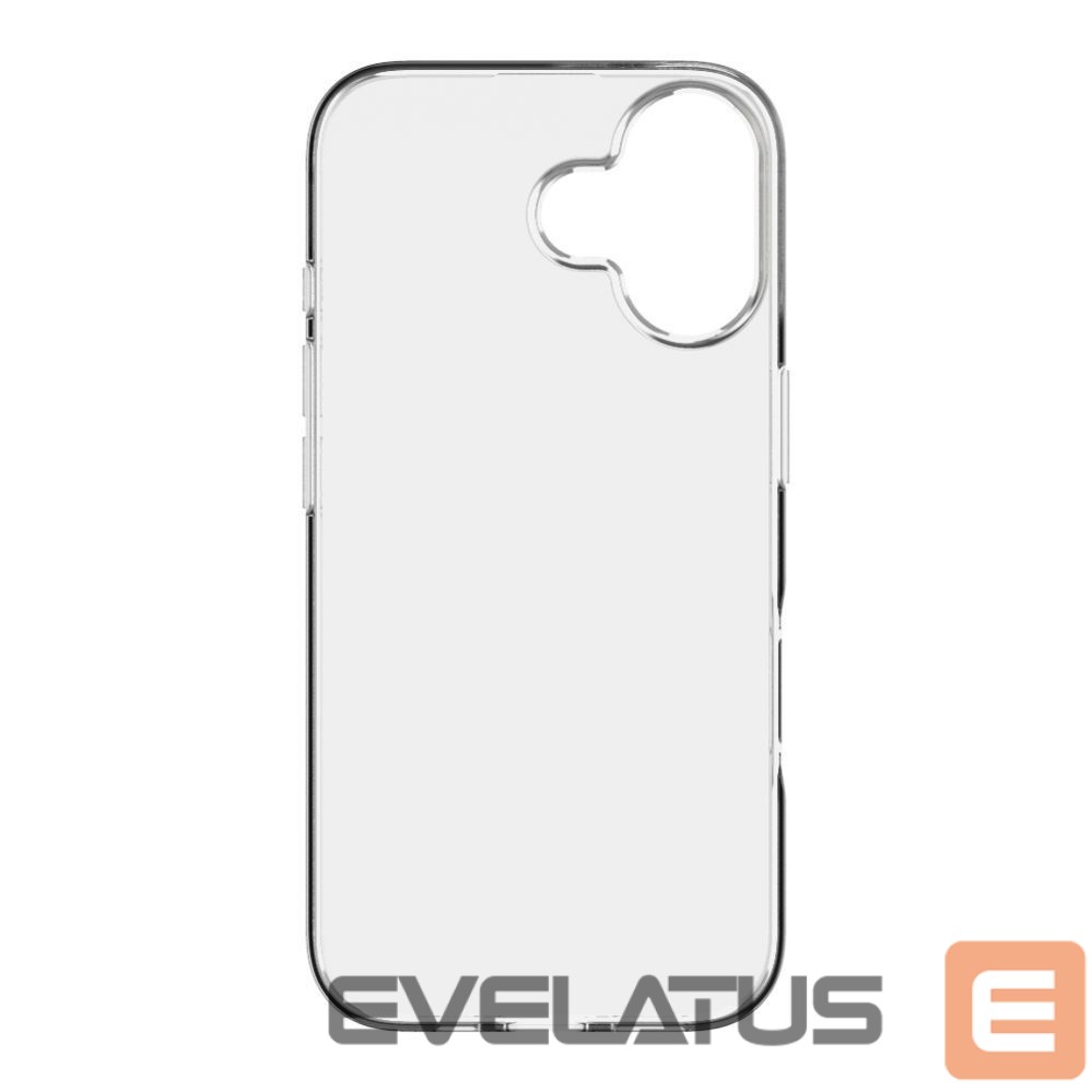 Aizmugurējais vāciņš Evelatus Apple iPhone 16 Clear Silicone Case 1.5mm TPU Transparent