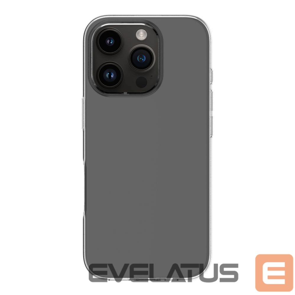 Aizmugurējais vāciņš Evelatus Apple iPhone 16 Pro Max Clear Silicone Case 1.5mm TPU Transparent