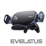 Auto turētājs Baseus  LightChaser BS-CM029 car holder with triple coil inductive charger Black