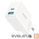 Adapteris Joyroom  20W Dual-Port (USB A+ USB C) Charger (EU) White