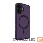 Aizmugurējais vāciņš Evelatus Apple iPhone 16 Hybird Case With Magsafe PC+TPU Purple