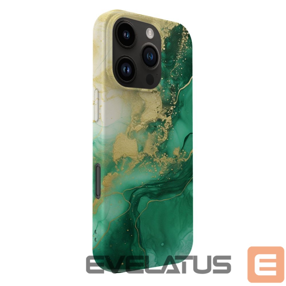 Aizmugurējais vāciņš Evelatus Apple iPhone 16 Pro Slim Shell with Magsafe customized print design Green
