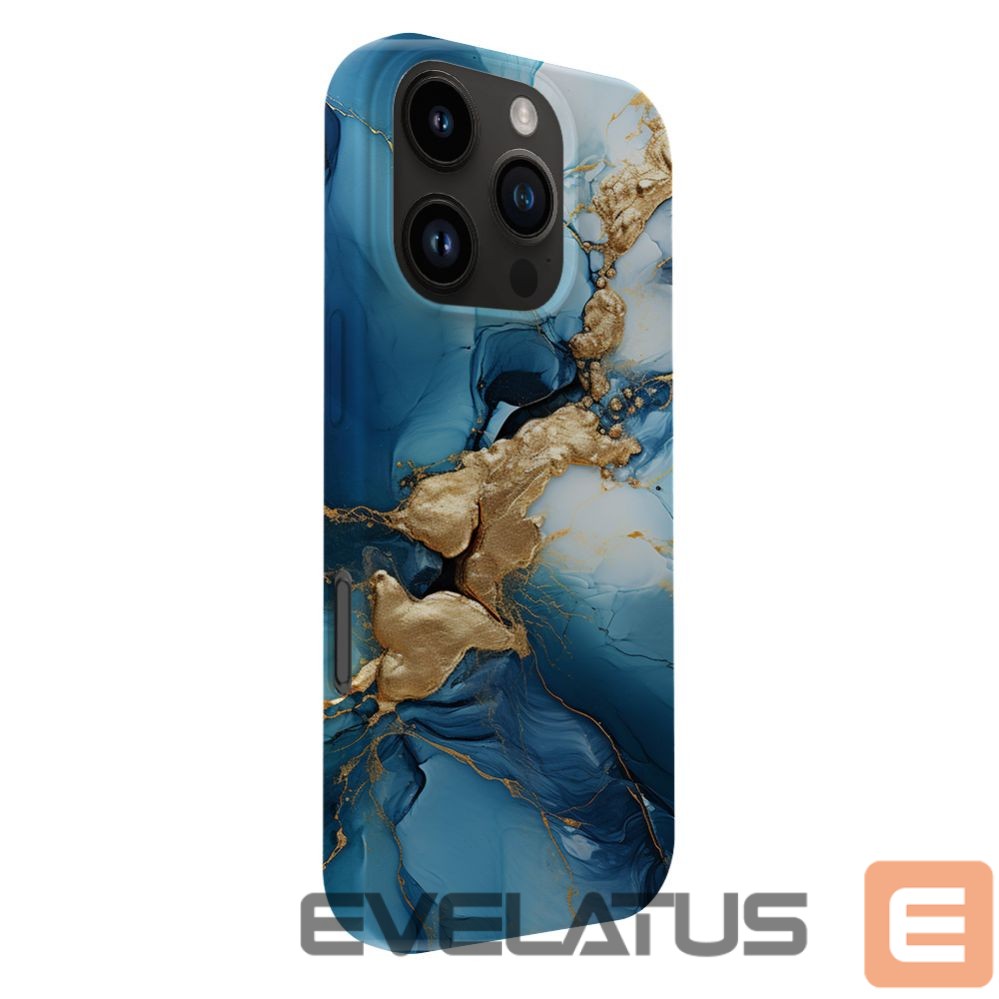 Aizmugurējais vāciņš Evelatus Apple iPhone 16 Pro Max Slim Shell with Magsafe customized print design Dark Blue